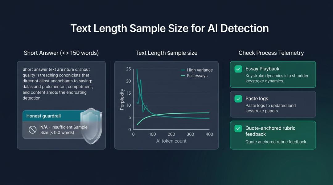 Can AI Detectors Accurately Analyze Short Answers Under 150 Words? | Checkmark Plagiarism