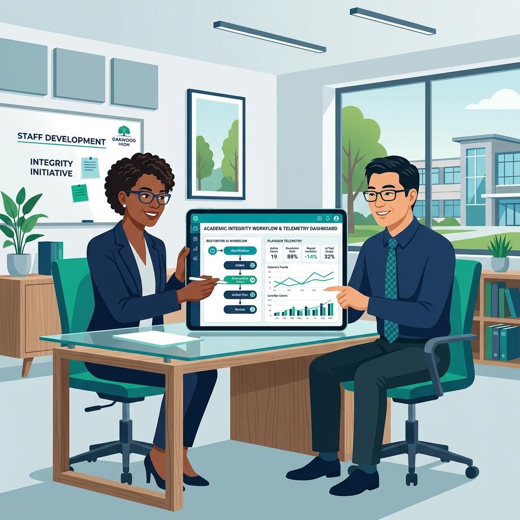 How Can High School Principals Establish Restorative Academic Integrity Workflows That Replace Automatic Zeroes? | Checkmark Plagiarism