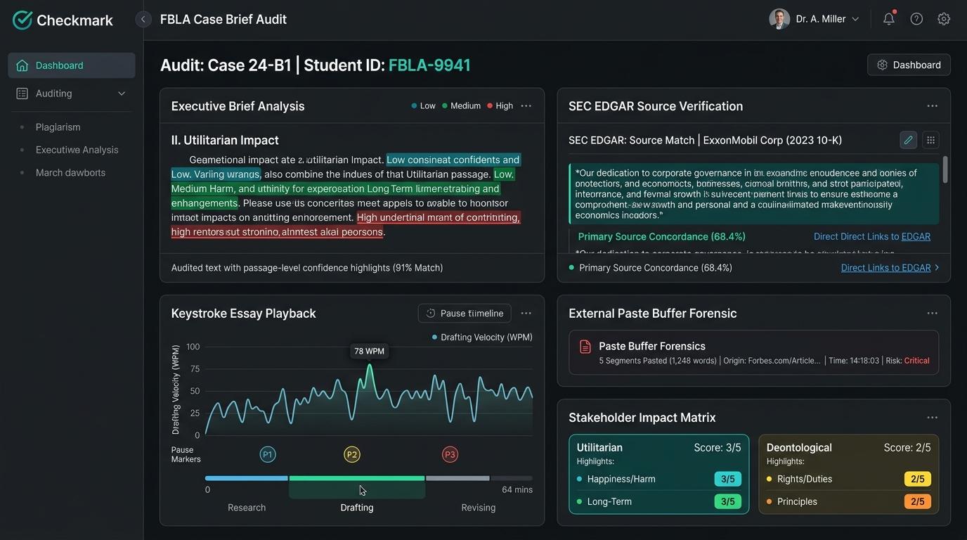 How High School FBLA Advisers Can Audit Competitive Business Ethics Case Briefs for Primary Source Verification and Authentic Stakeholder Analysis