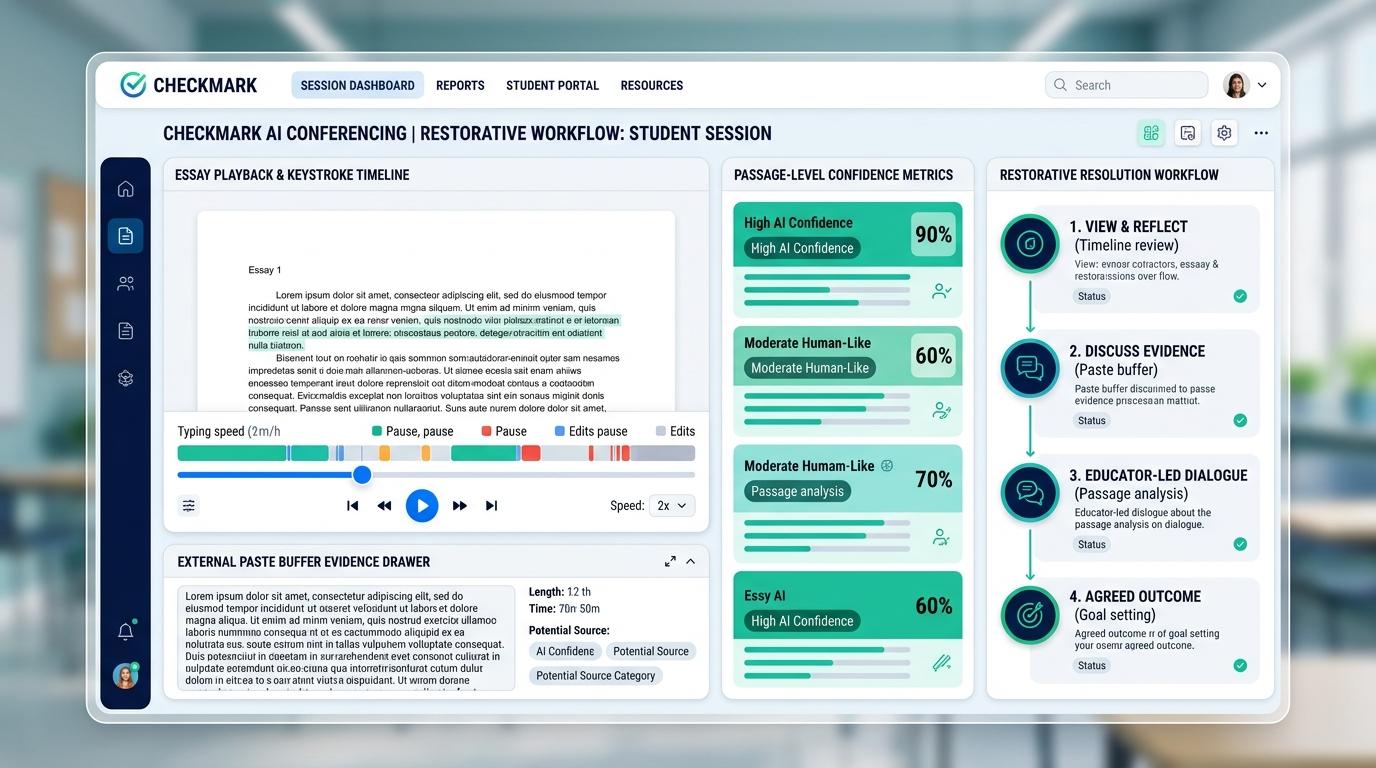 What Restorative Conferencing Protocols Should High School Writing Departments Use for Disputed AI Submissions?